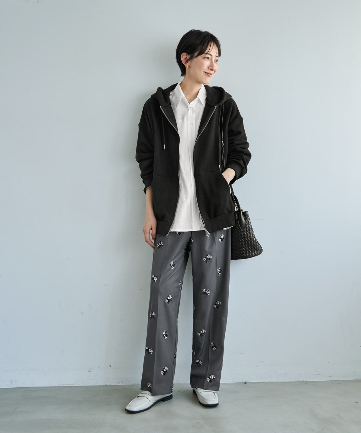 着用イメージ 167cm ブラック