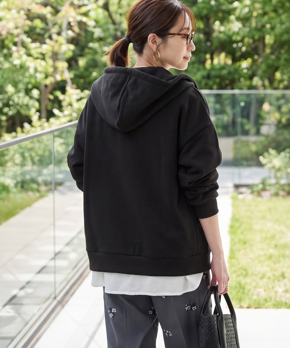 着用イメージ 163cm ブラック