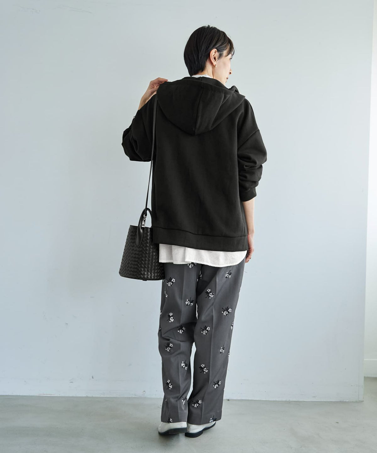 着用イメージ 167cm ブラック