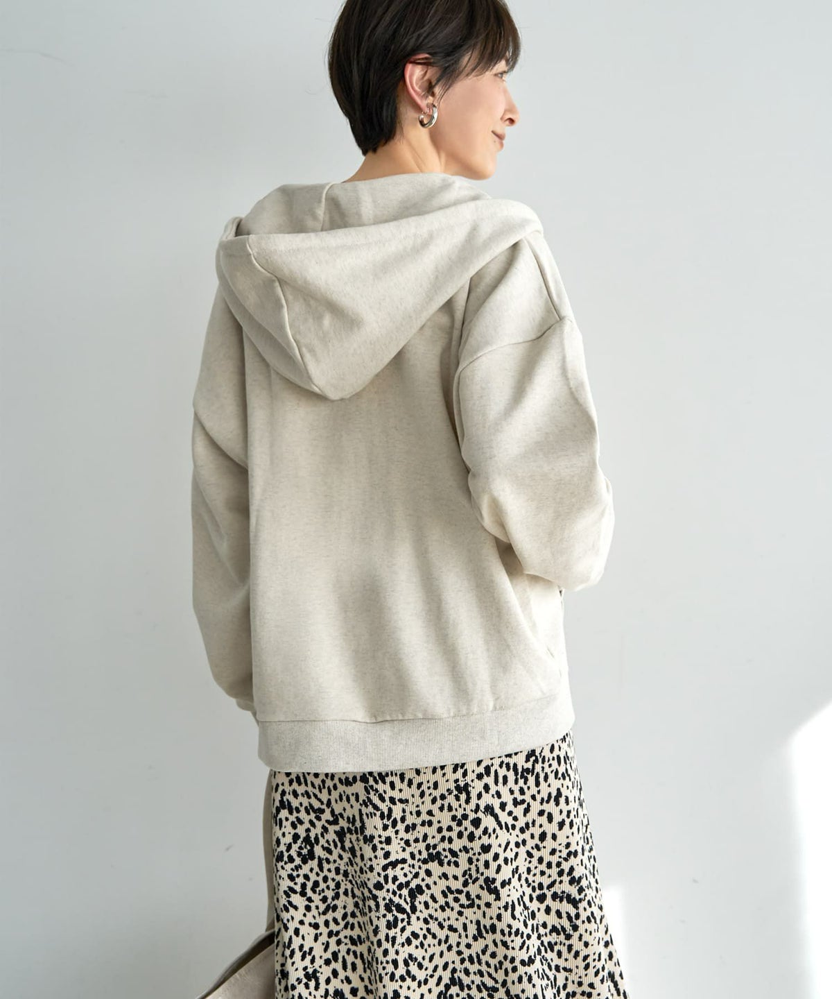 着用イメージ 167cm オートミール