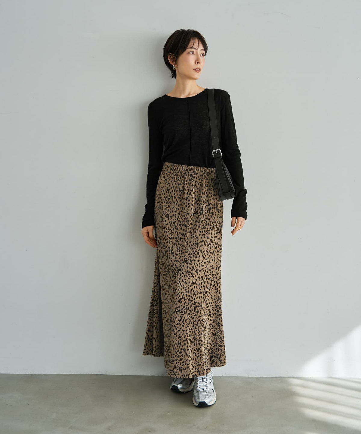 着用イメージ 167cm カプチーノ