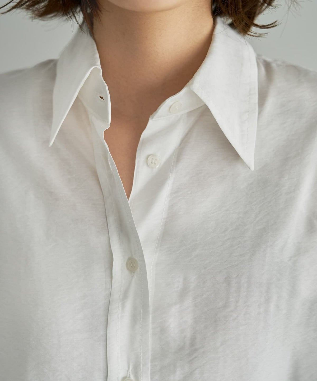 着用イメージ 167cm ホワイト