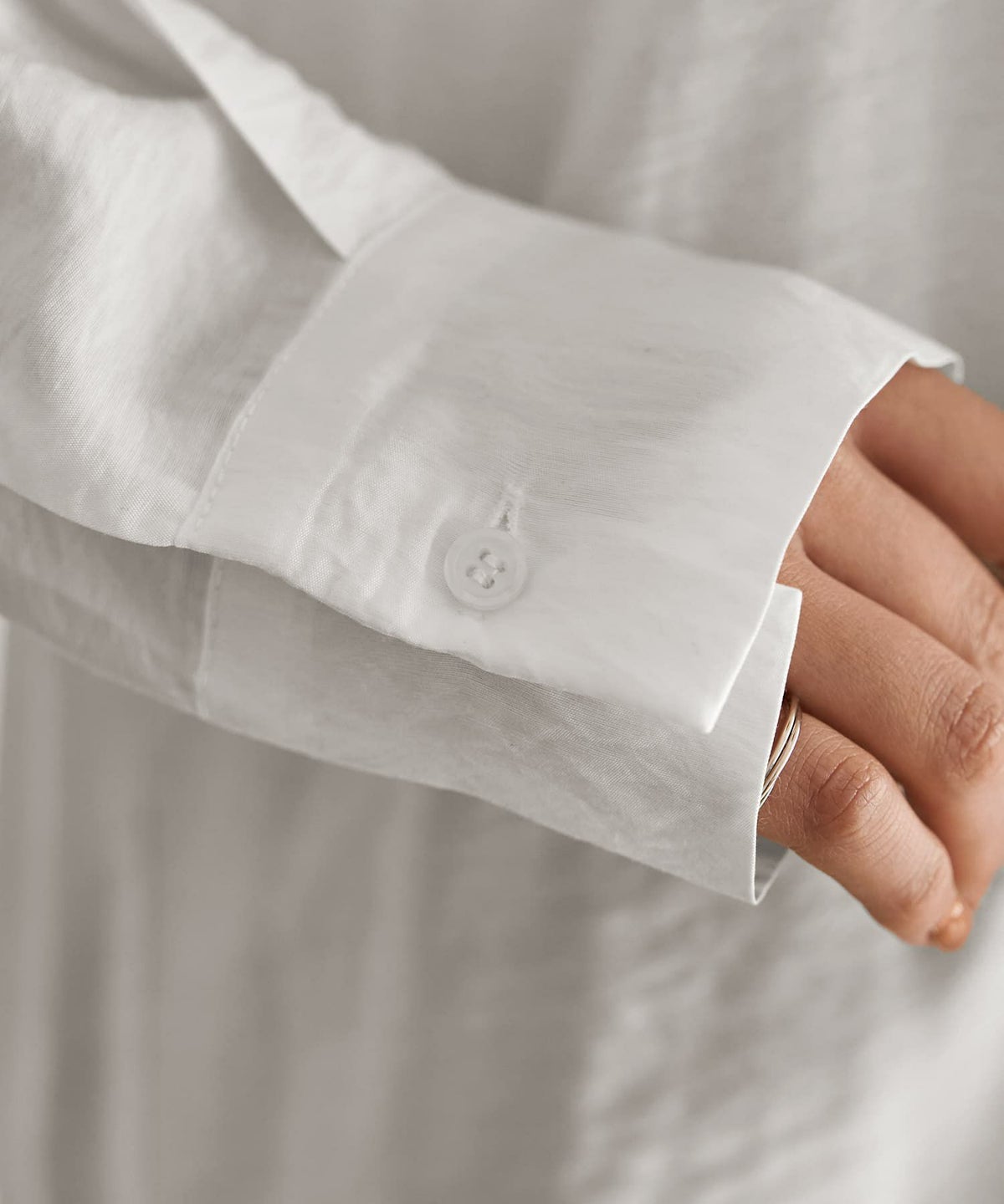 着用イメージ 167cm ホワイト