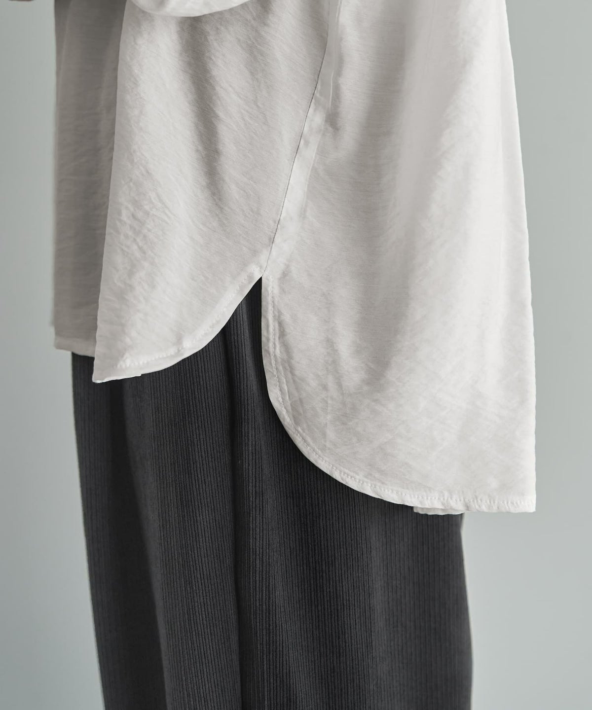 着用イメージ 167cm ホワイト