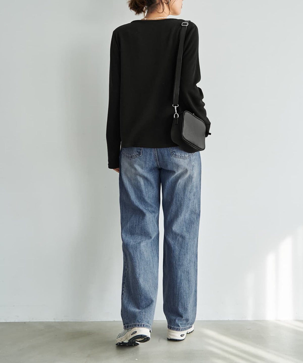着用イメージ 167cm ブラック