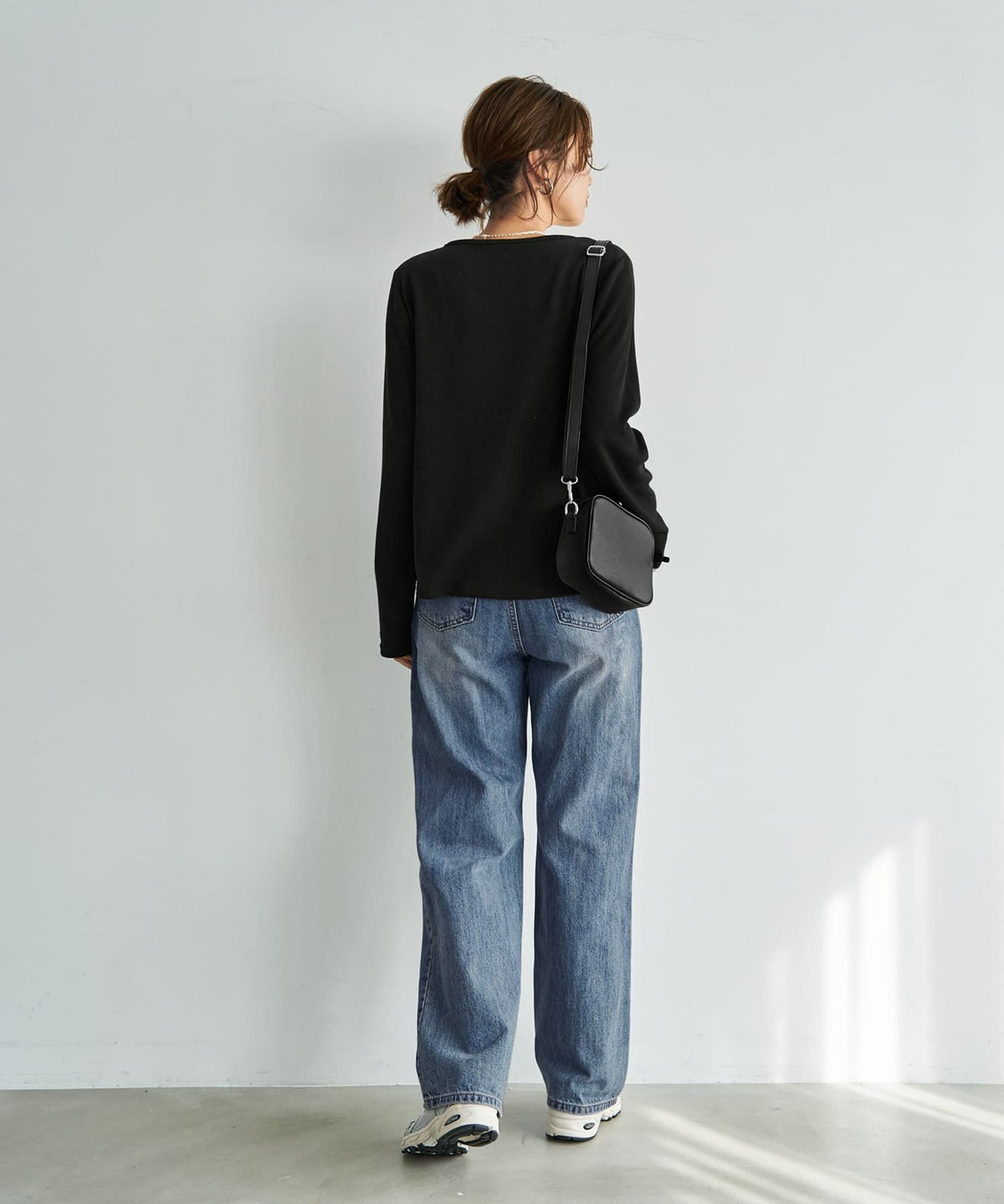 着用イメージ 167cm ブラック