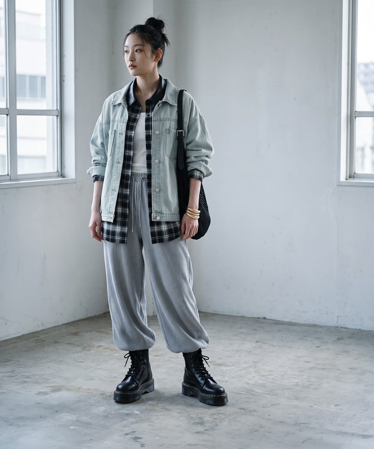 着用イメージ 170cm ブリーチ