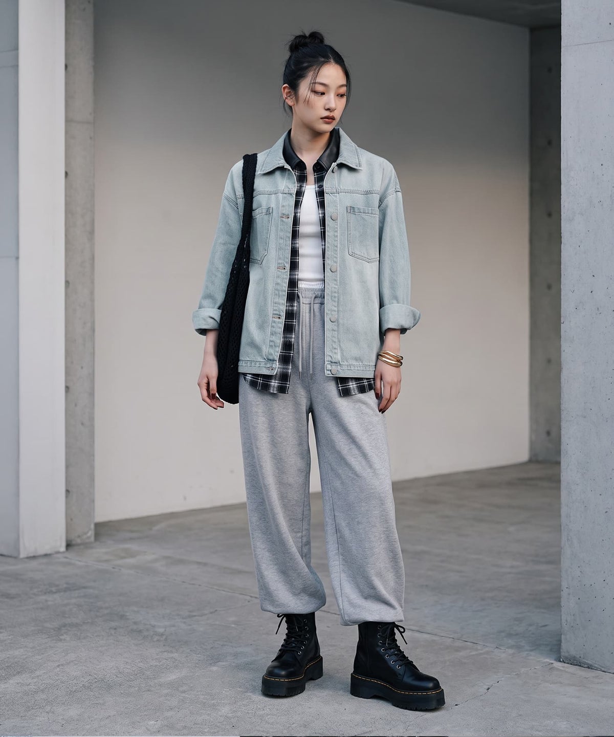 着用イメージ 170cm ブリーチ