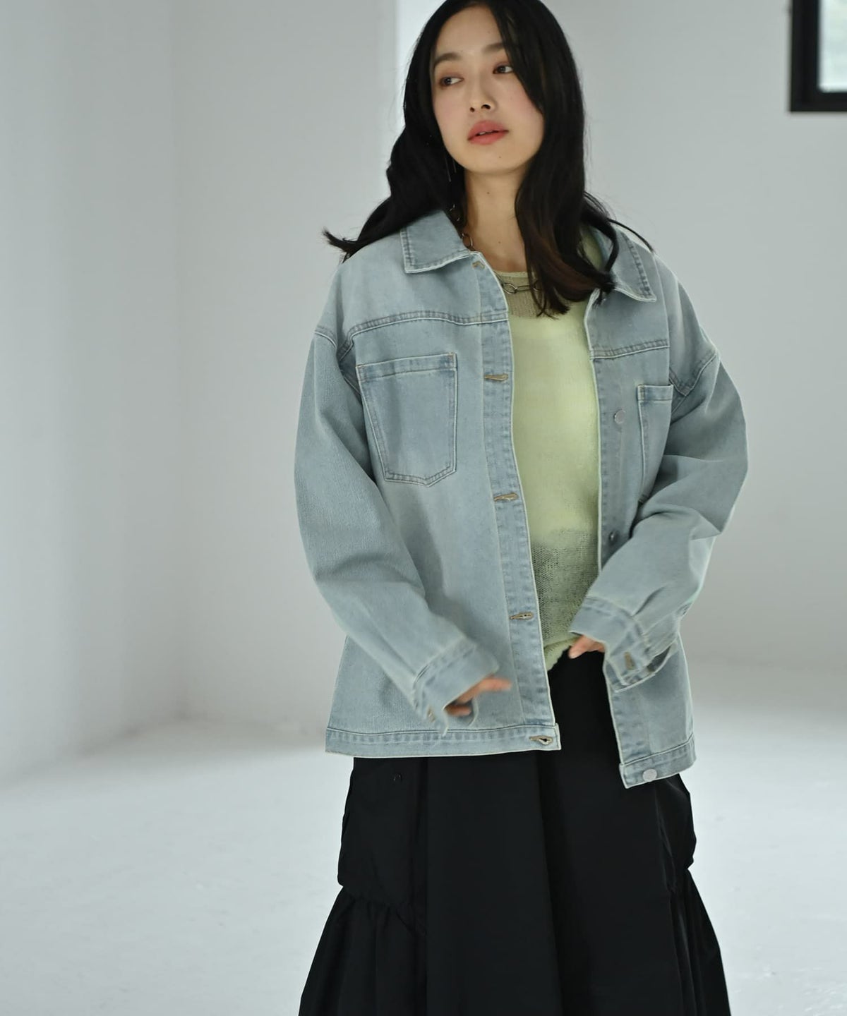 着用イメージ 167cm ブリーチ