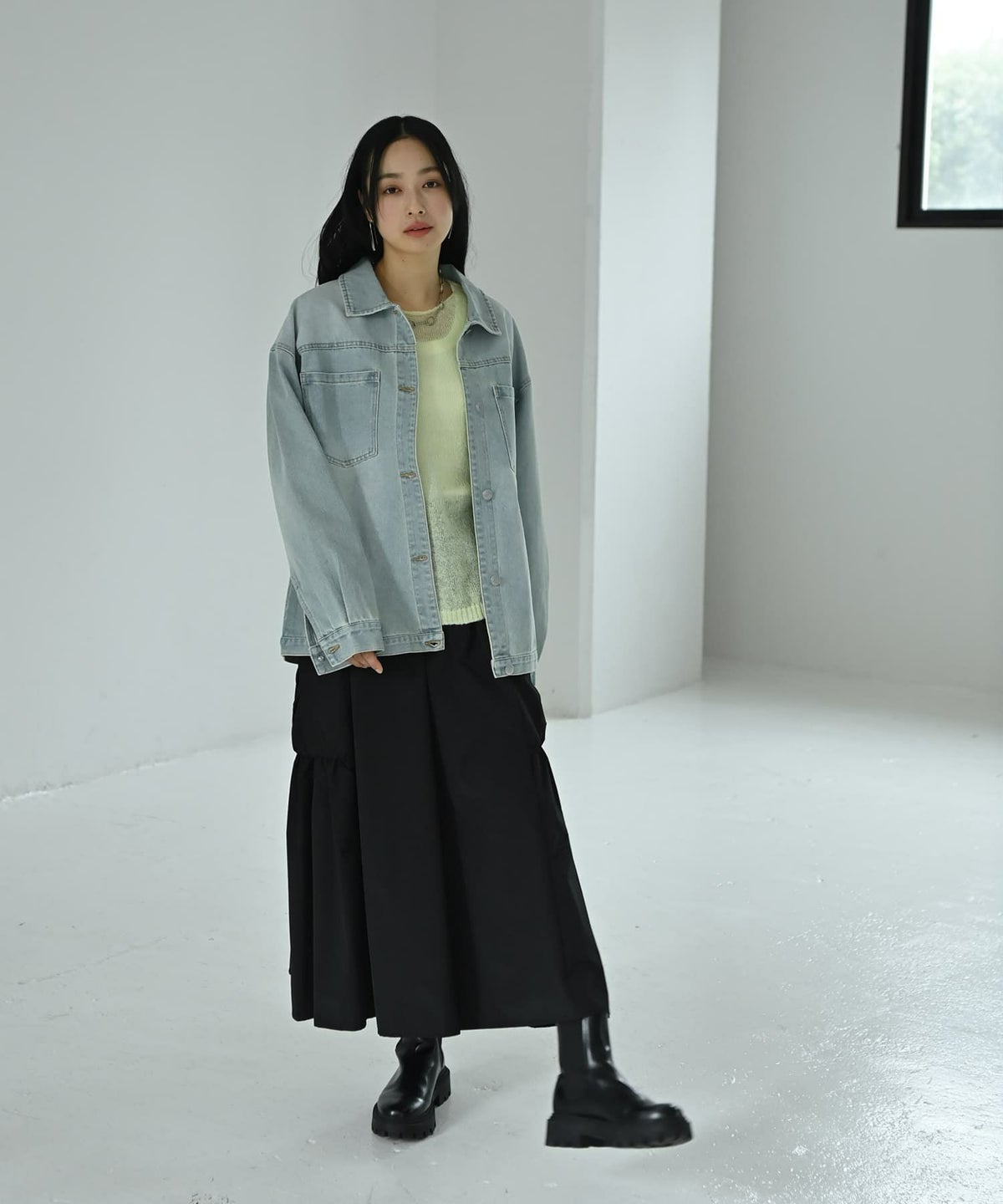 着用イメージ 167cm ブリーチ