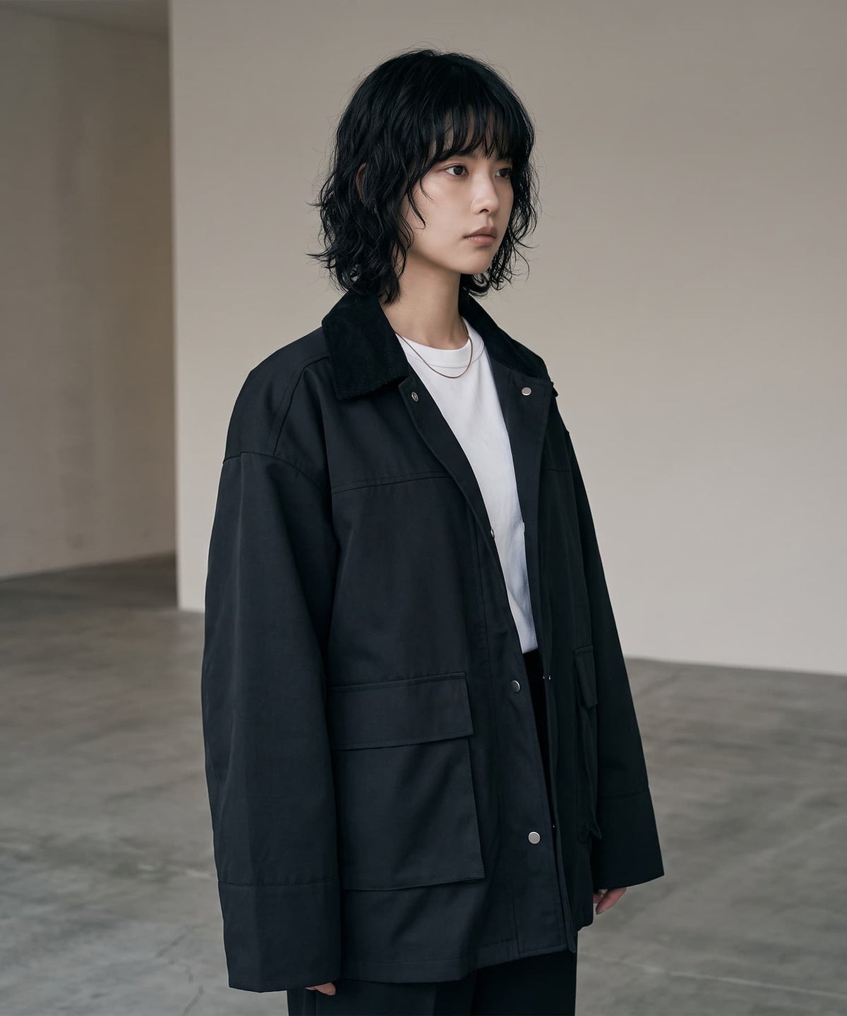 着用イメージ 170cm ブラック