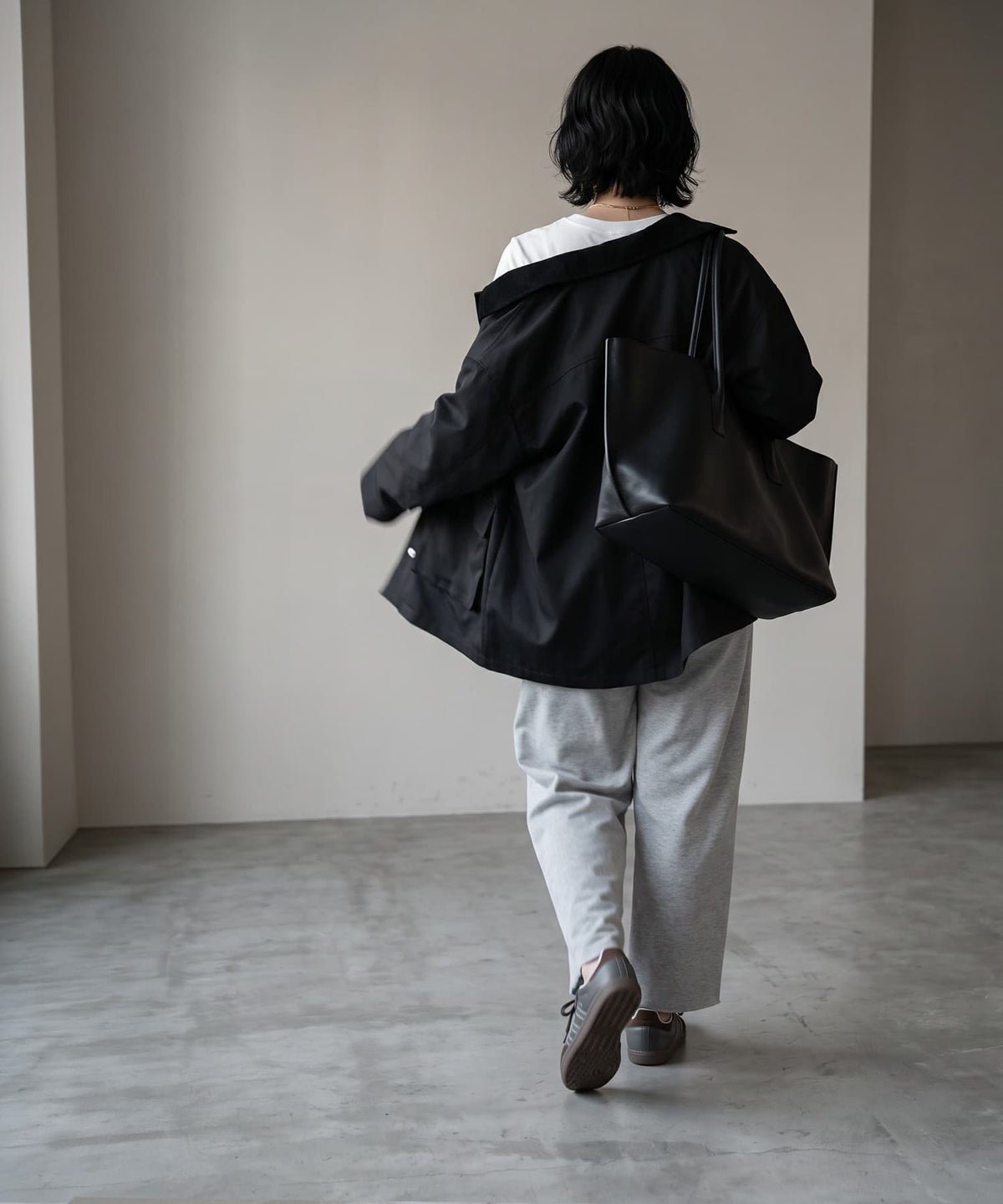 着用イメージ 170cm ブラック