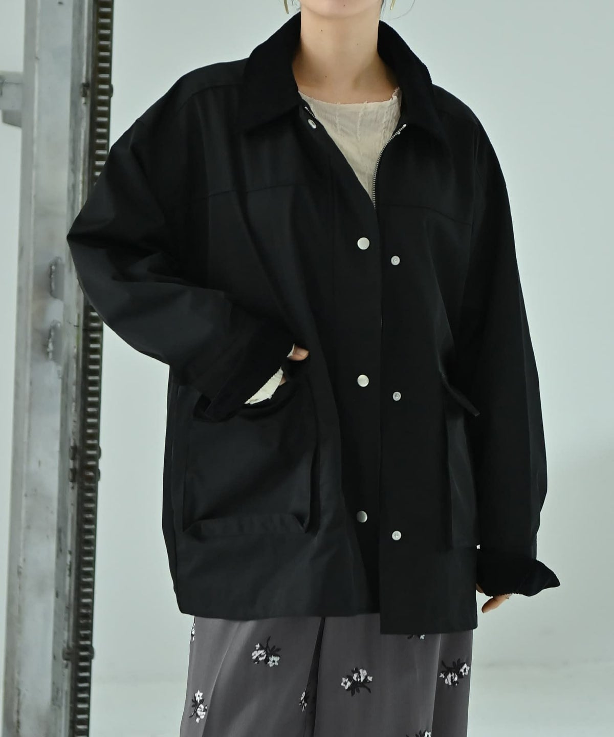 着用イメージ 167cm ブラック