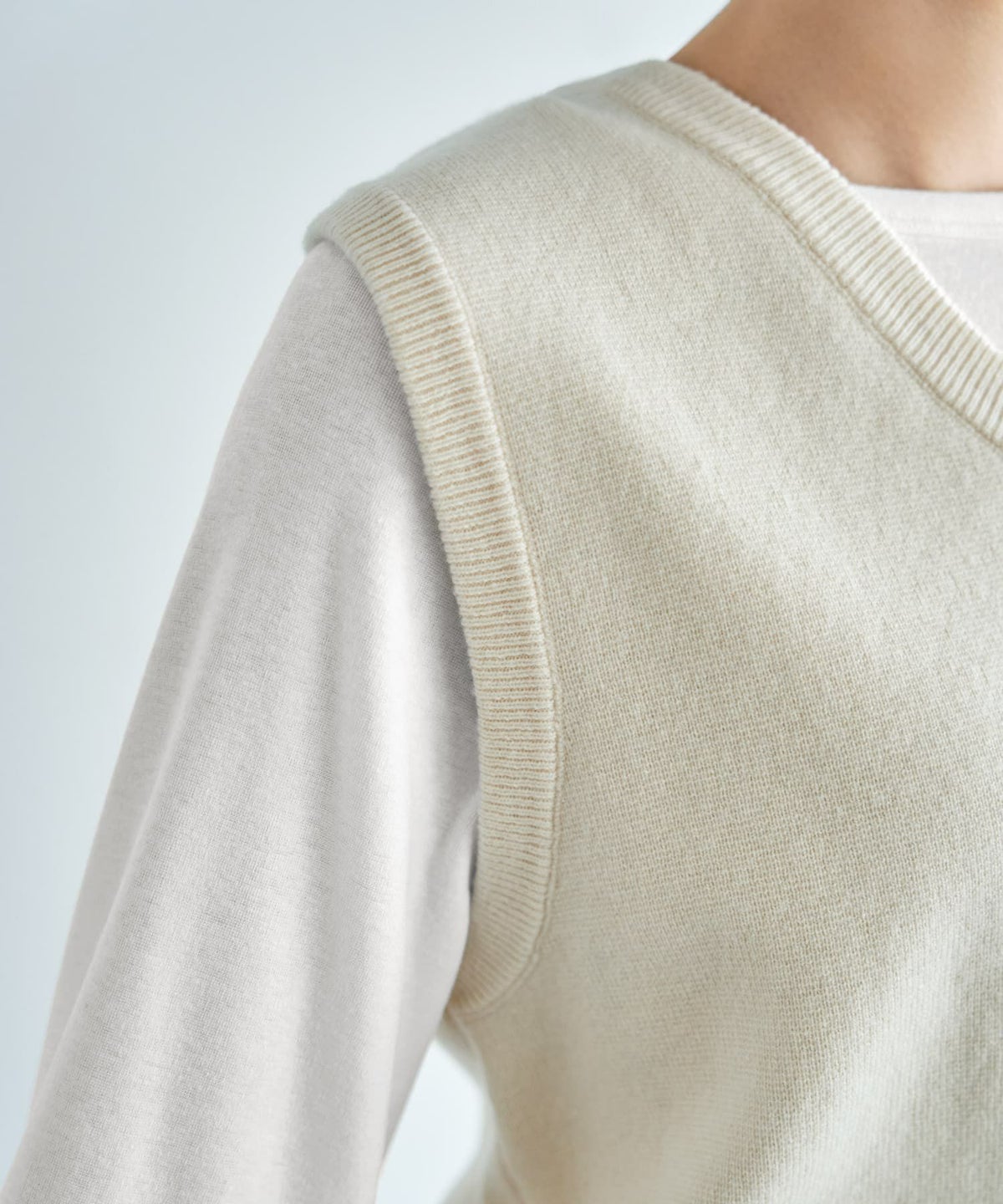 着用イメージ 167cm クリーム