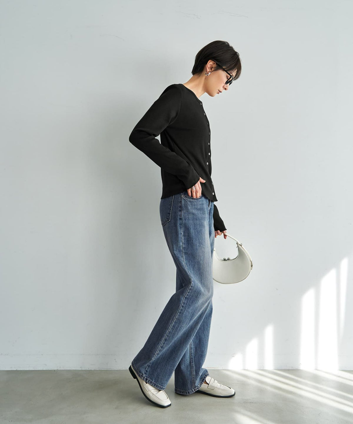 着用イメージ 167cm ブラック