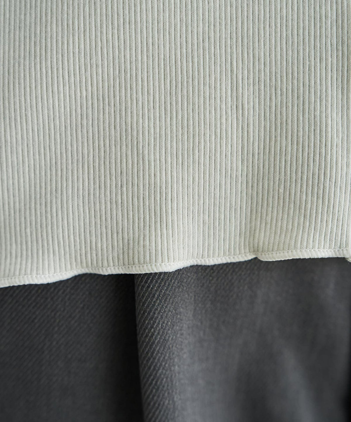 着用イメージ 167cm アイボリー