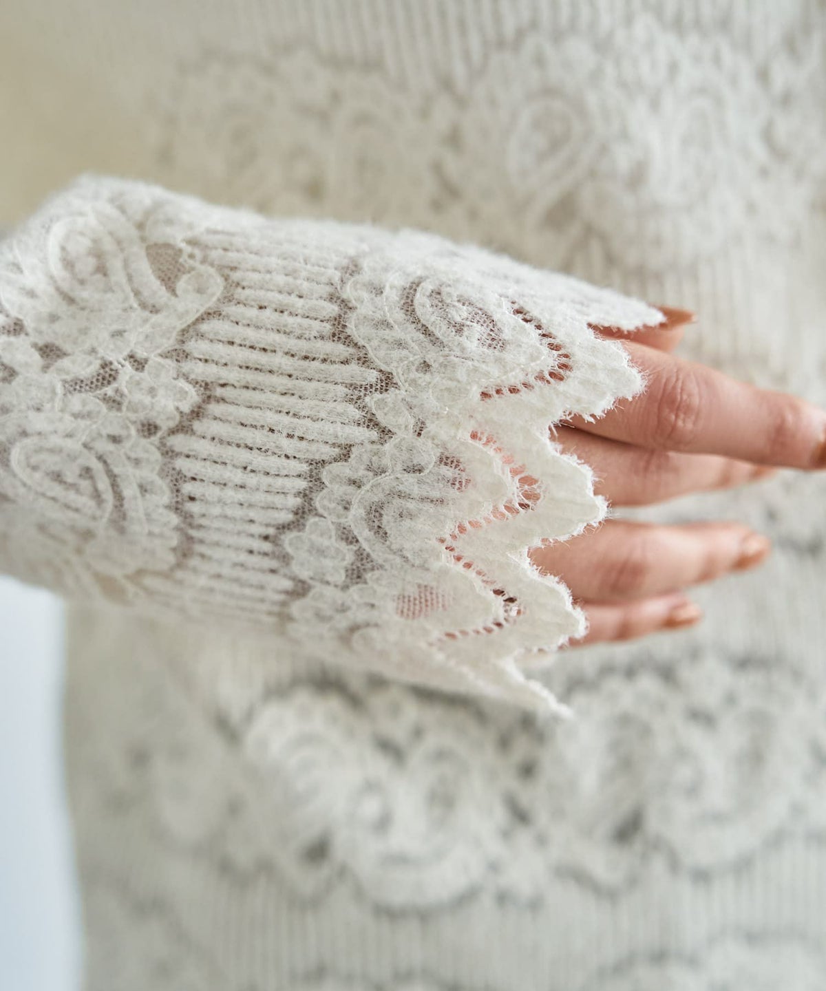 着用イメージ 167cm オフホワイト