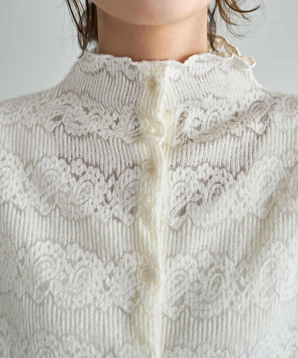 着用イメージ 167cm オフホワイト