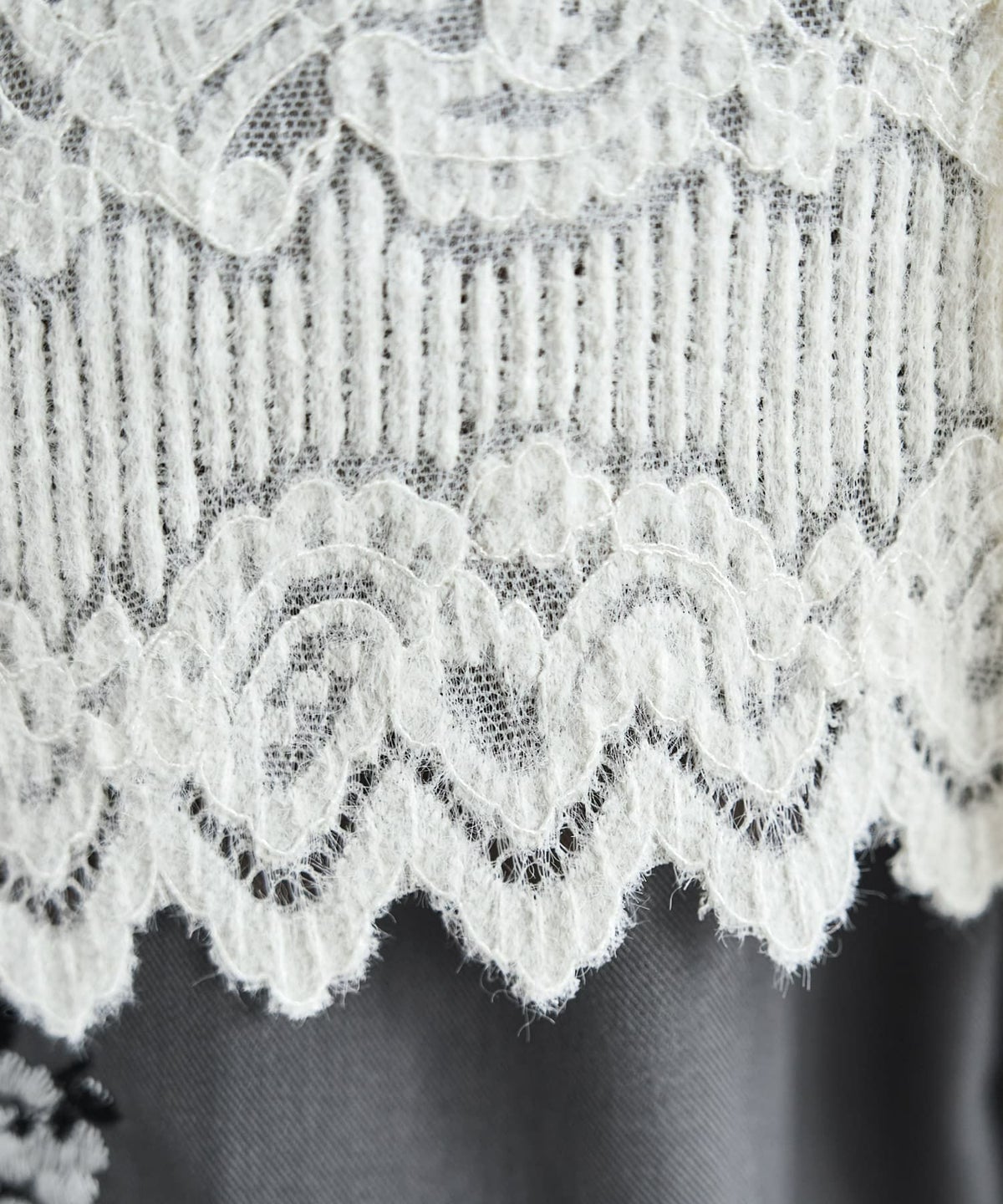 着用イメージ 167cm オフホワイト