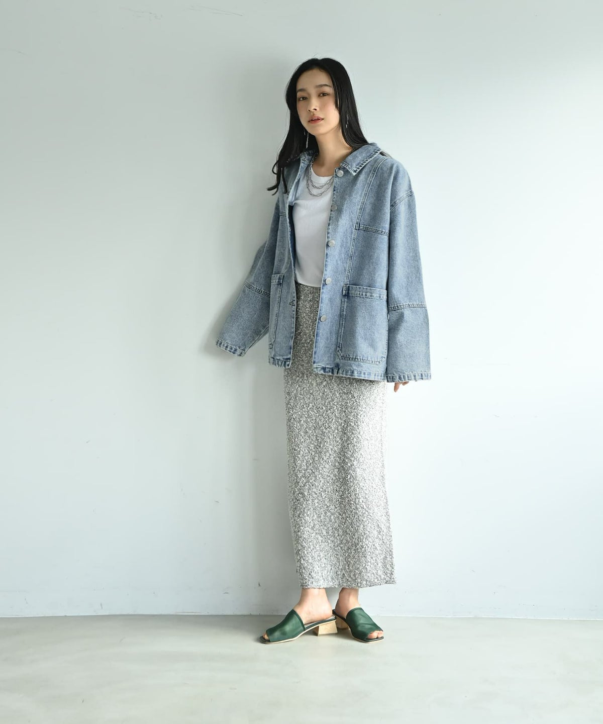 着用イメージ 167cm ブリーチ