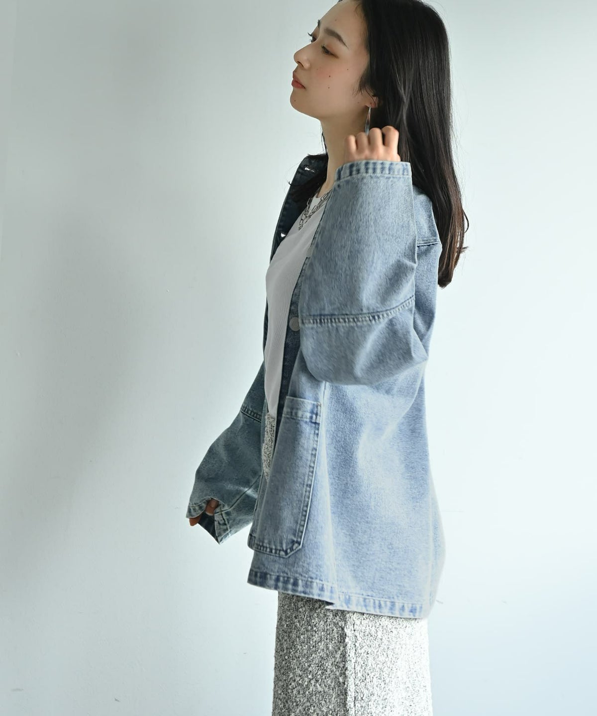 着用イメージ 167cm ブリーチ