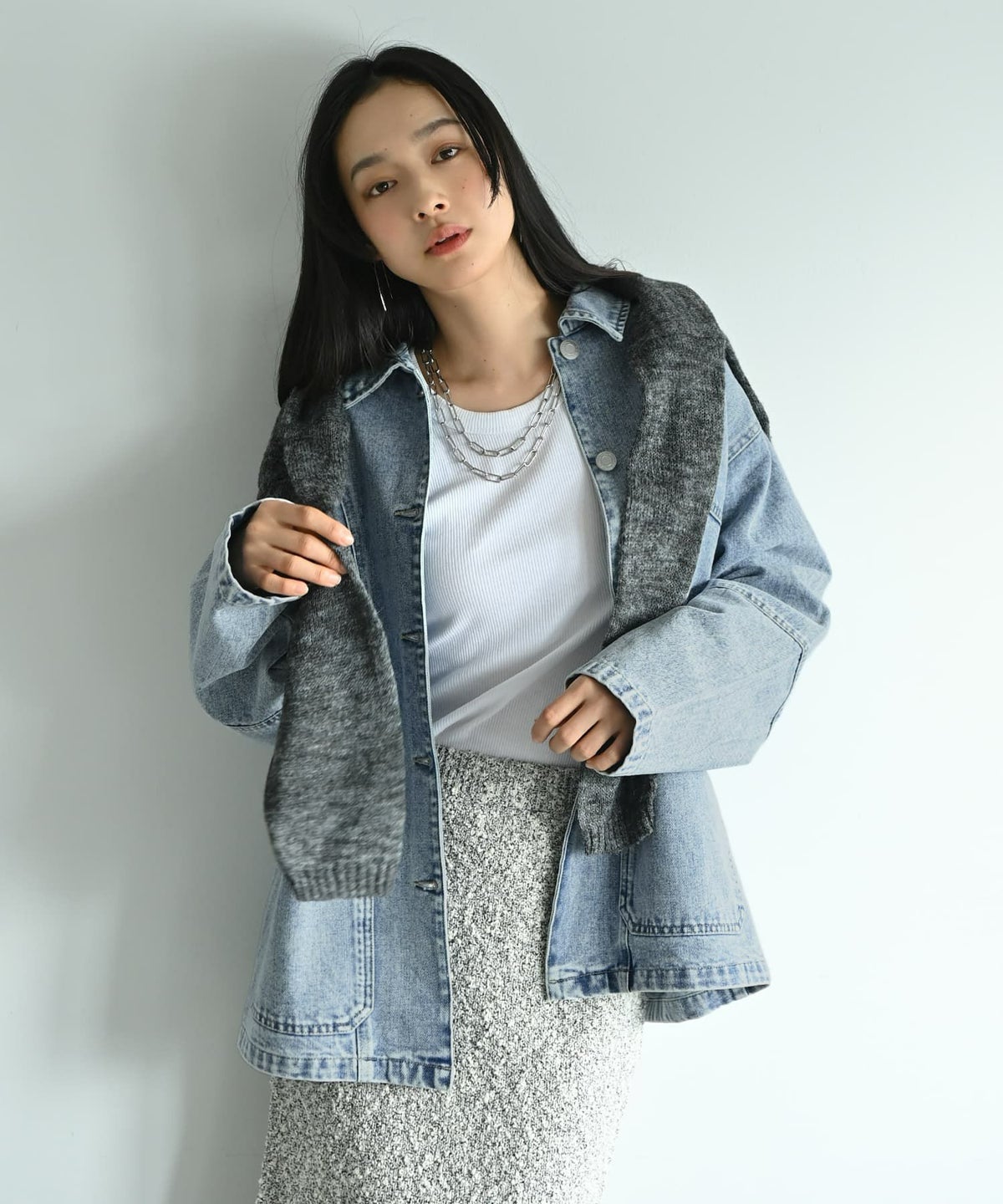 着用イメージ 167cm ブリーチ