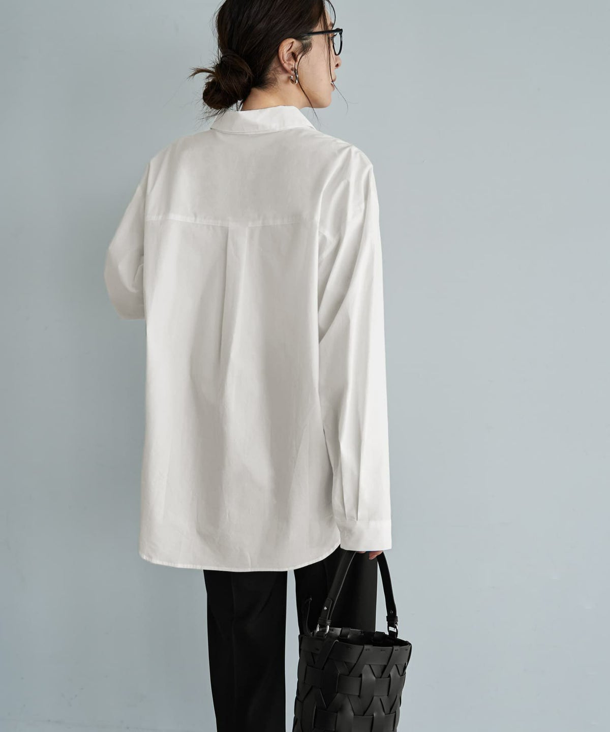 着用イメージ 166cm ホワイト