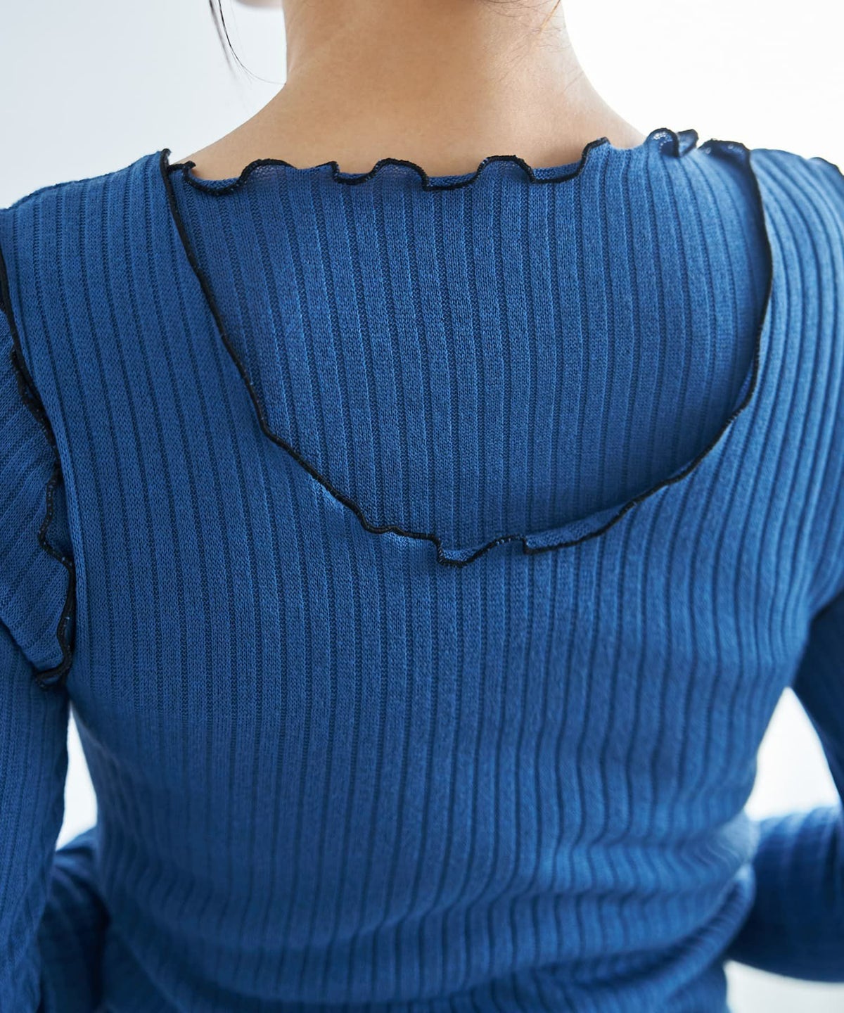 着用イメージ 166cm ブルー