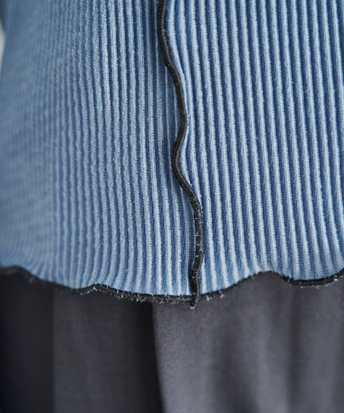 着用イメージ 166cm ブルー