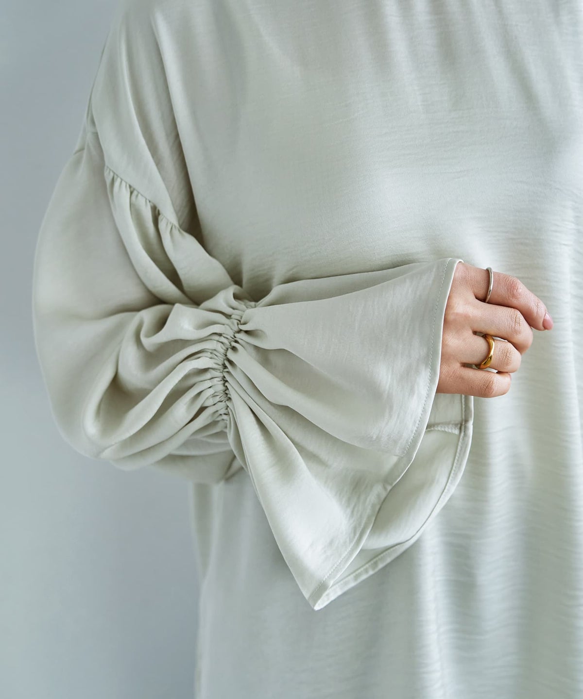 着用イメージ 166cm ブライトセージ