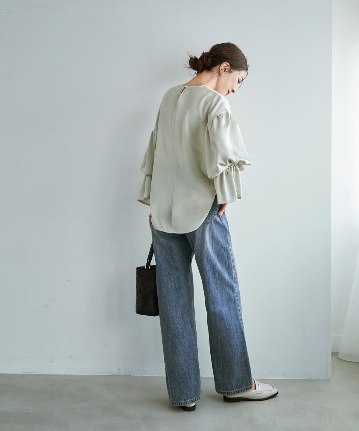 着用イメージ 166cm ブライトセージ