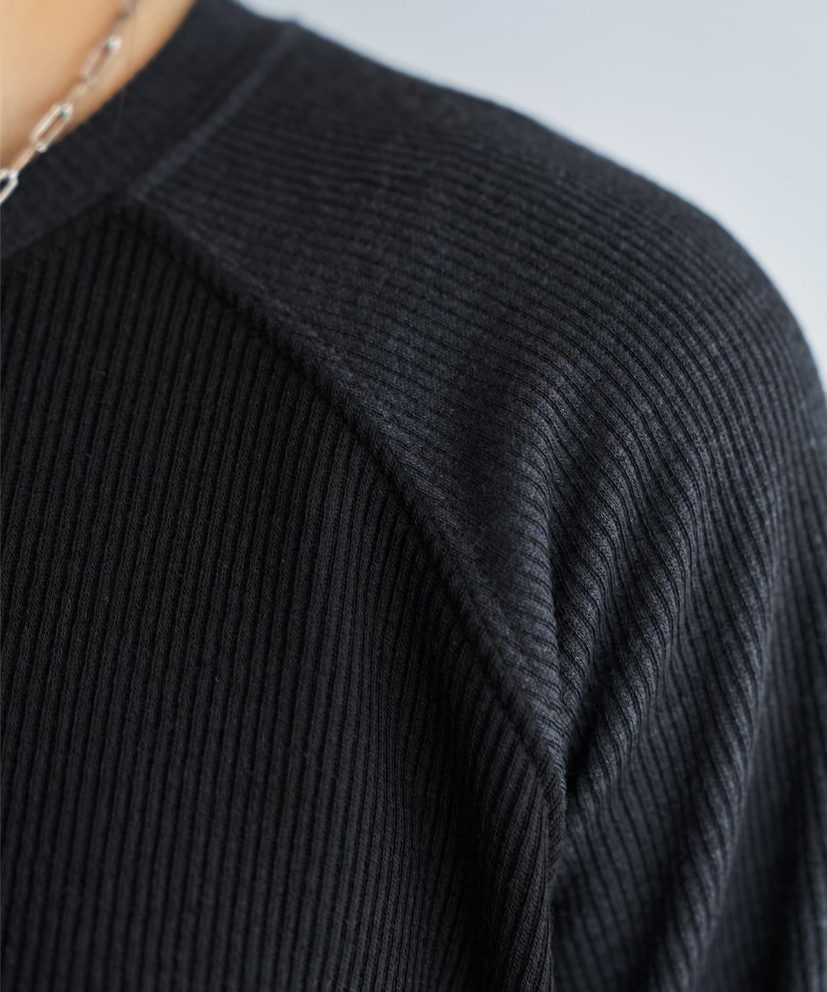 着用イメージ 166cm チャコール