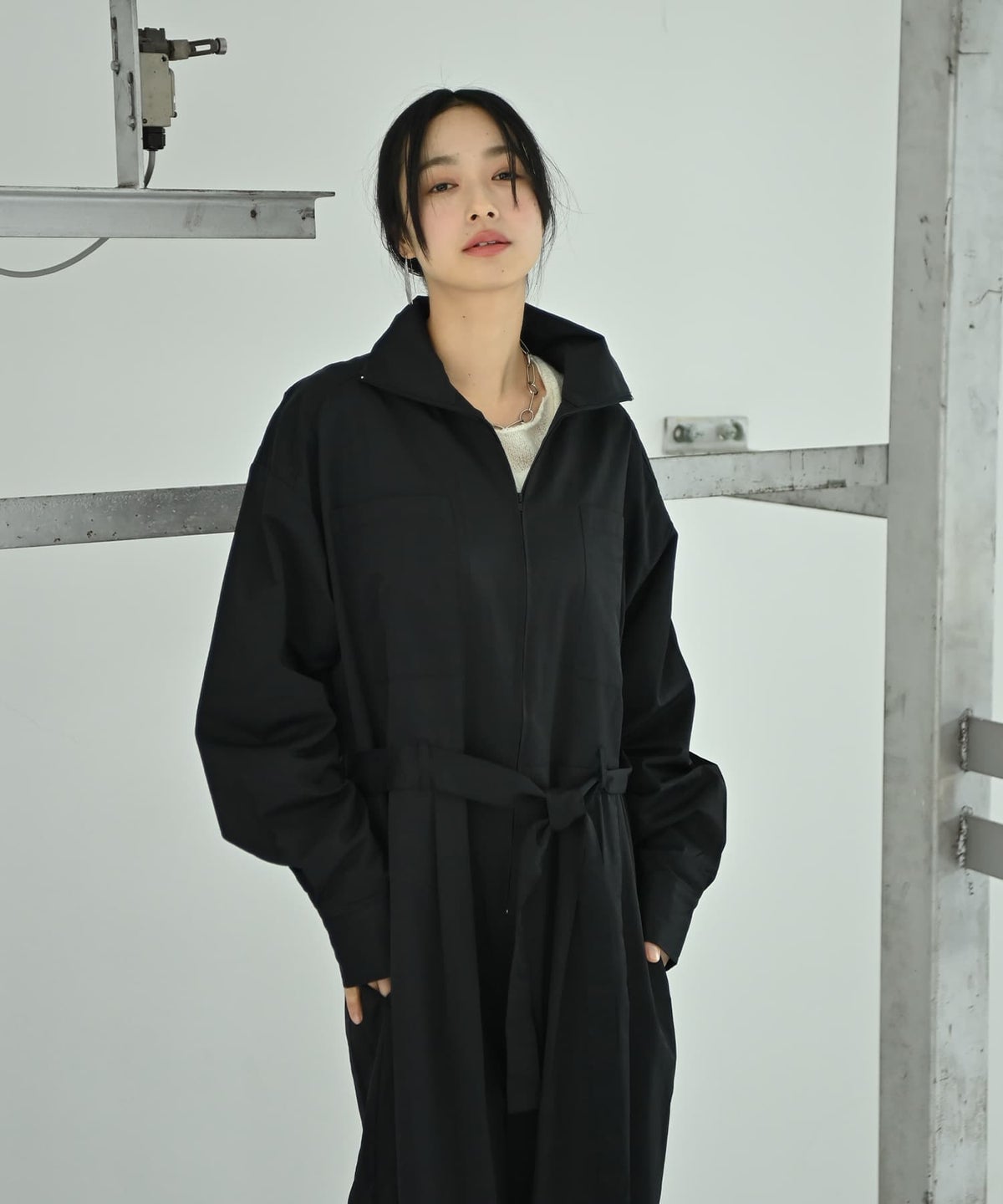 着用イメージ 167cm ブラック