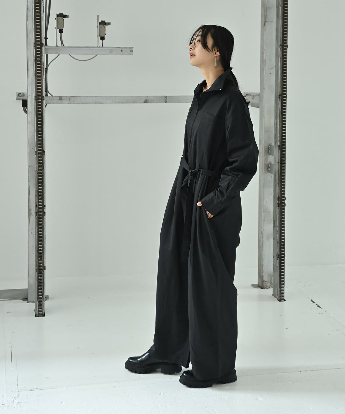 着用イメージ 167cm ブラック