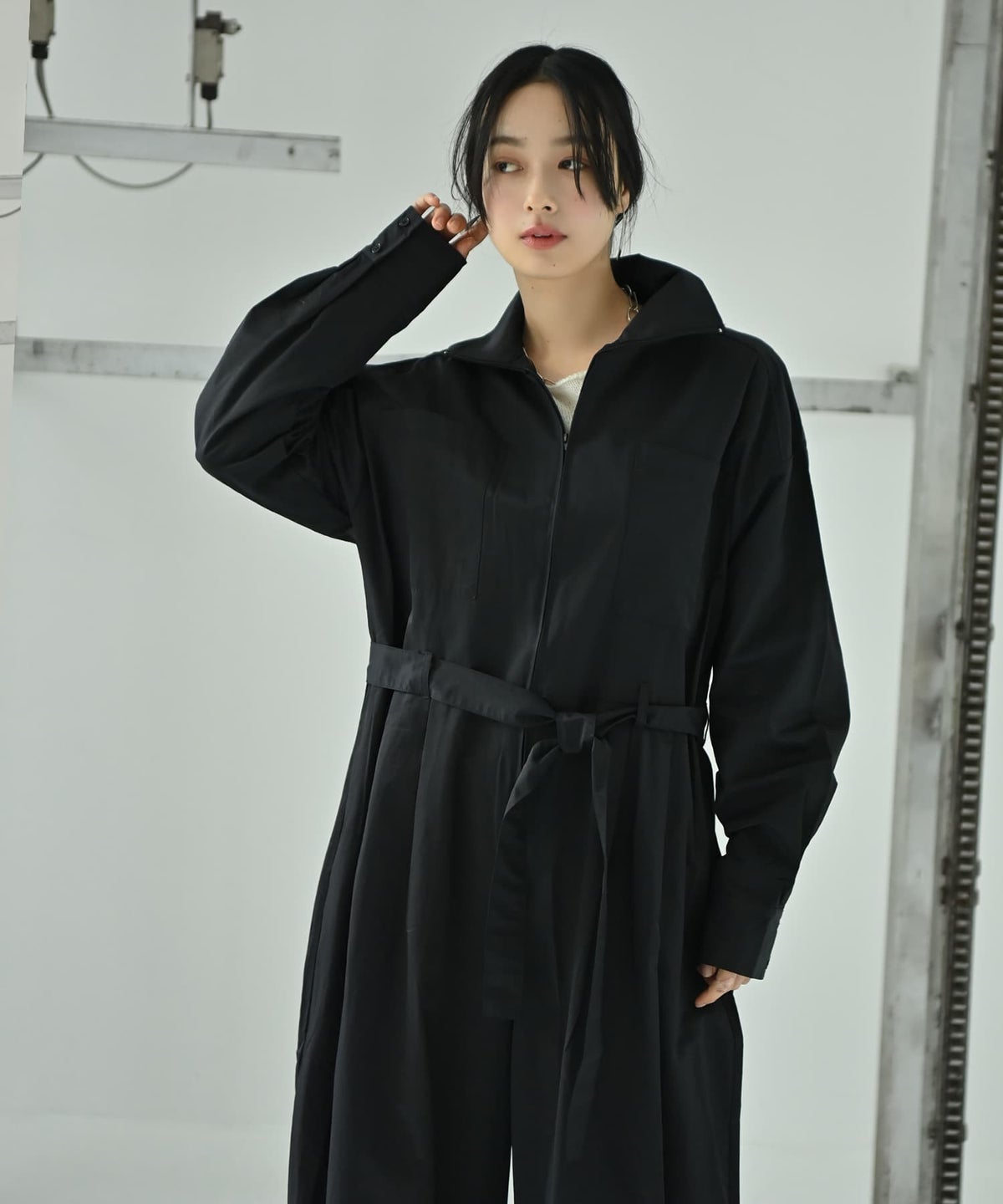 着用イメージ 167cm ブラック