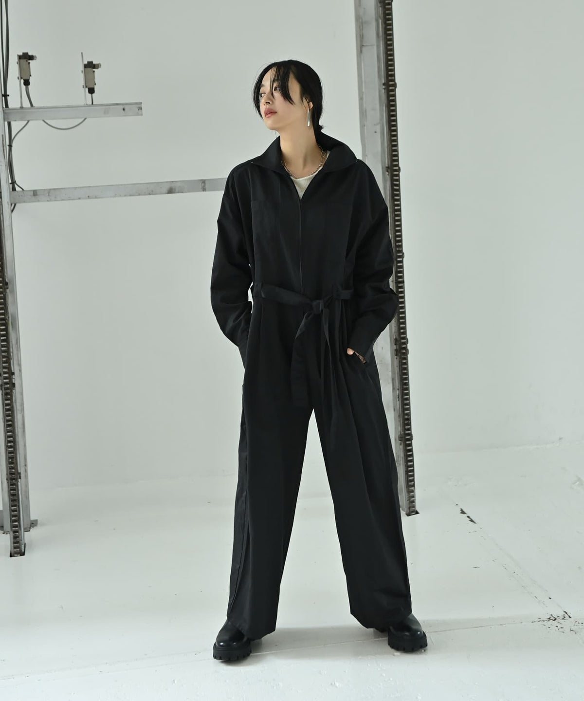 着用イメージ 167cm ブラック