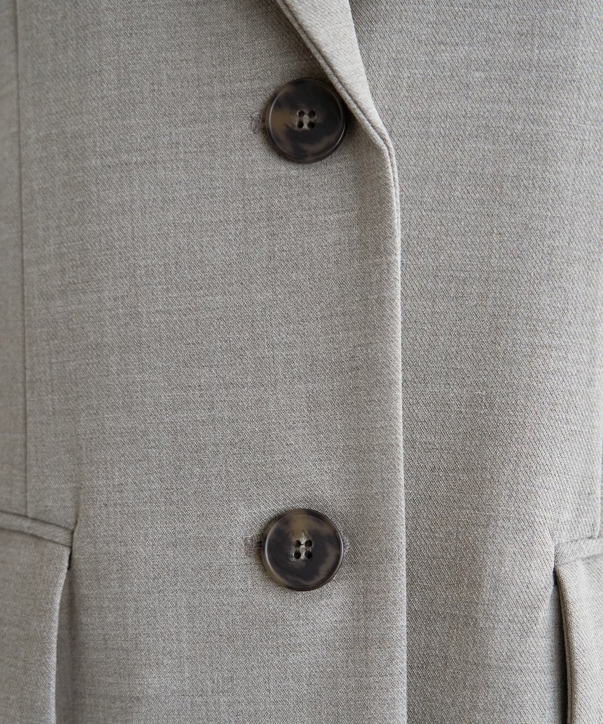 着用イメージ 166cm サンドベージュ