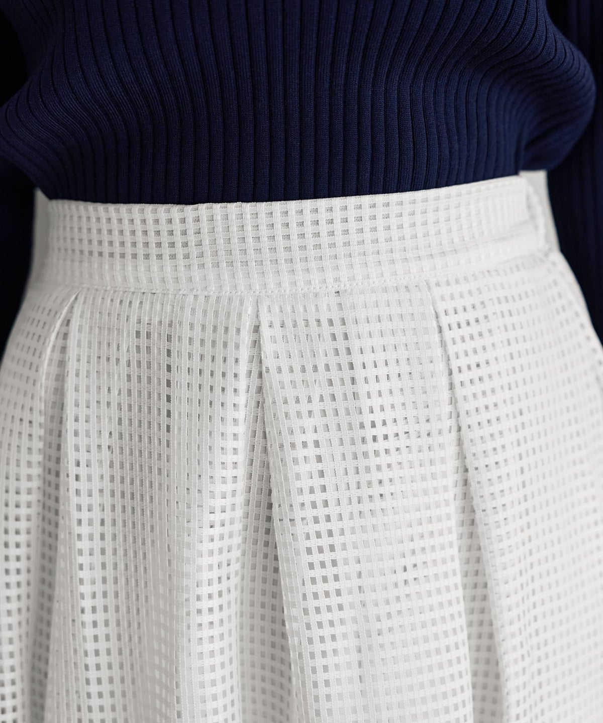 着用イメージ 166cm ホワイト