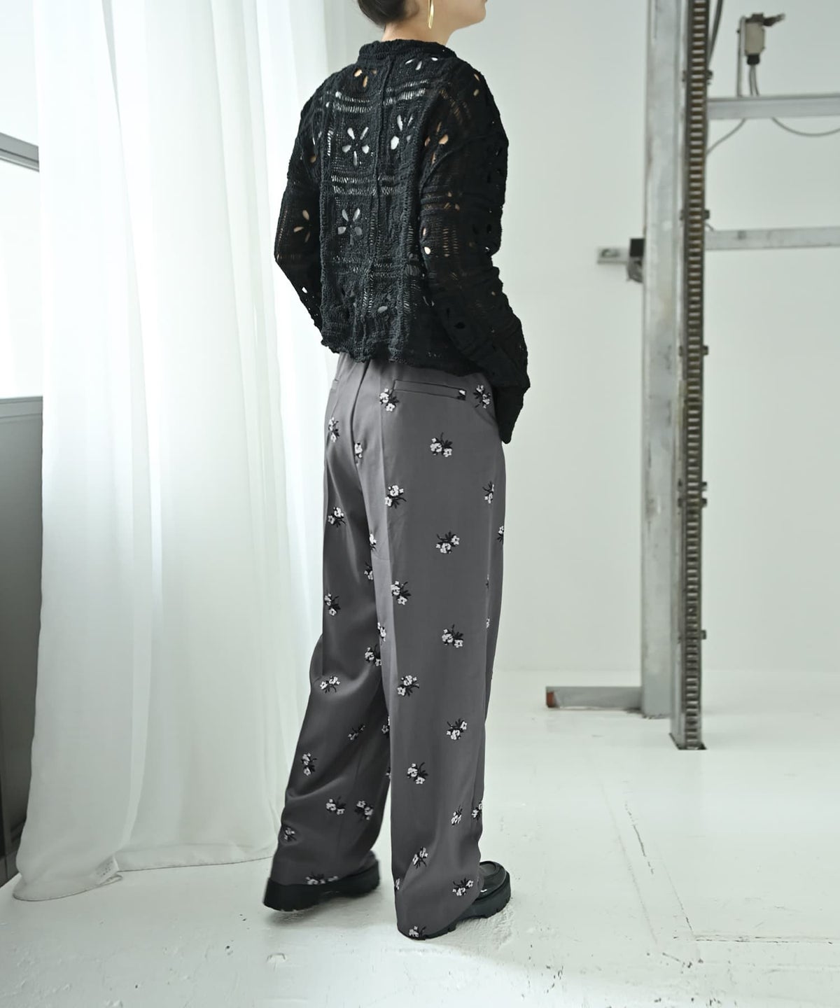 着用イメージ 167cm ブラック