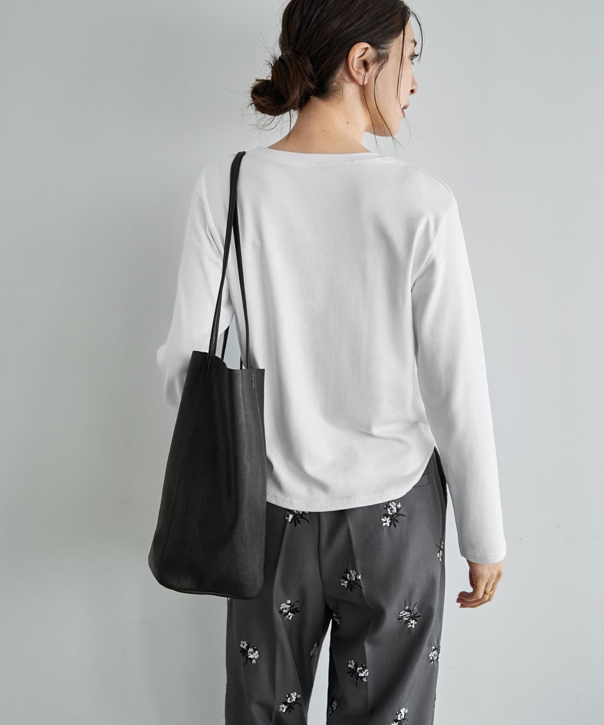 着用イメージ 166cm ホワイト