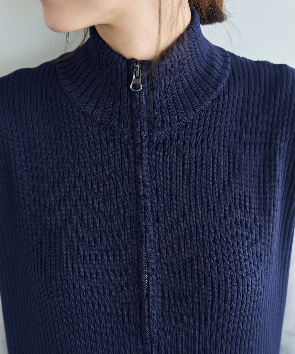 着用イメージ 166cm ネイビー 02サイズ