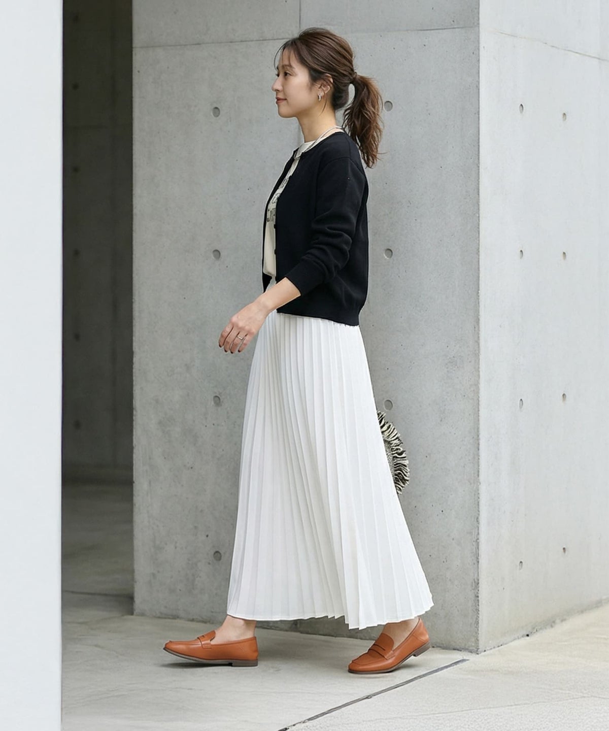 着用イメージ 163cm ブラック