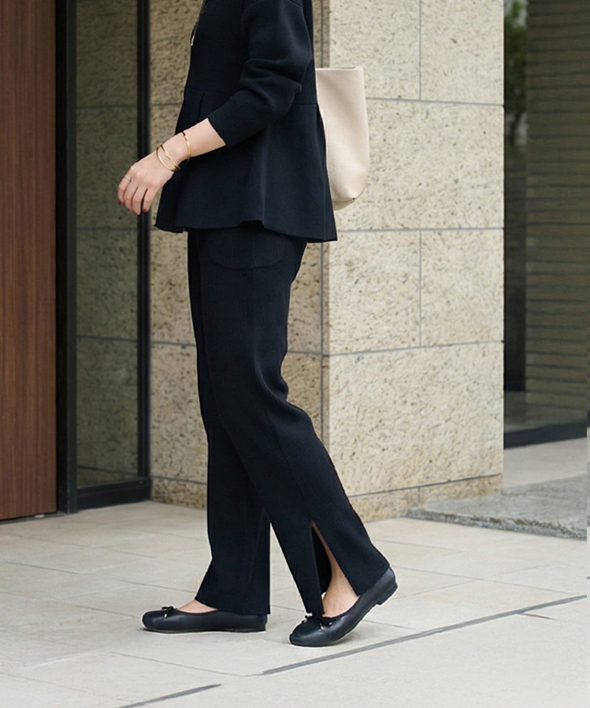 着用イメージ 163cm ブラック 02サイズ