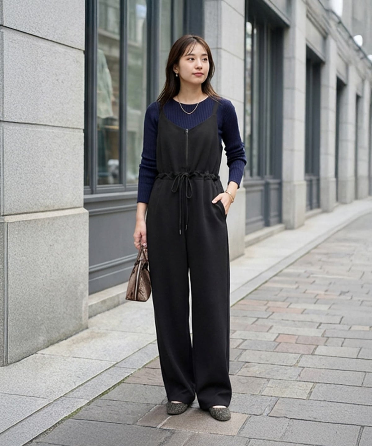 ネイビー×ブラック