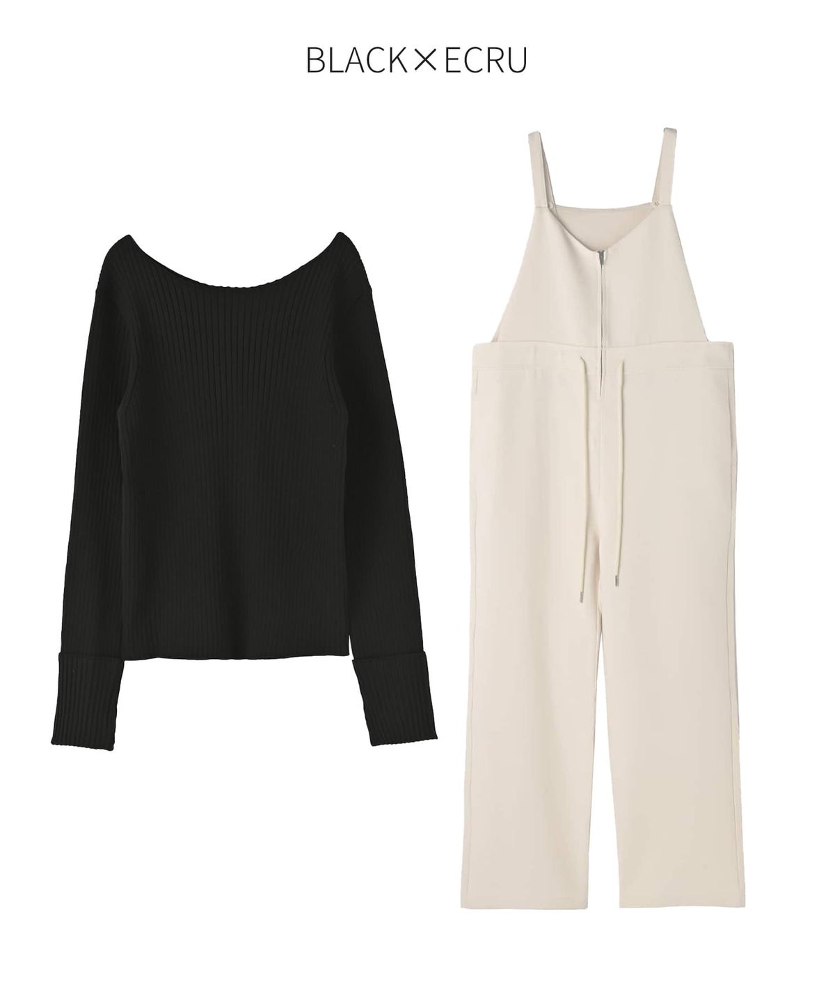 ブラック×エクリュ