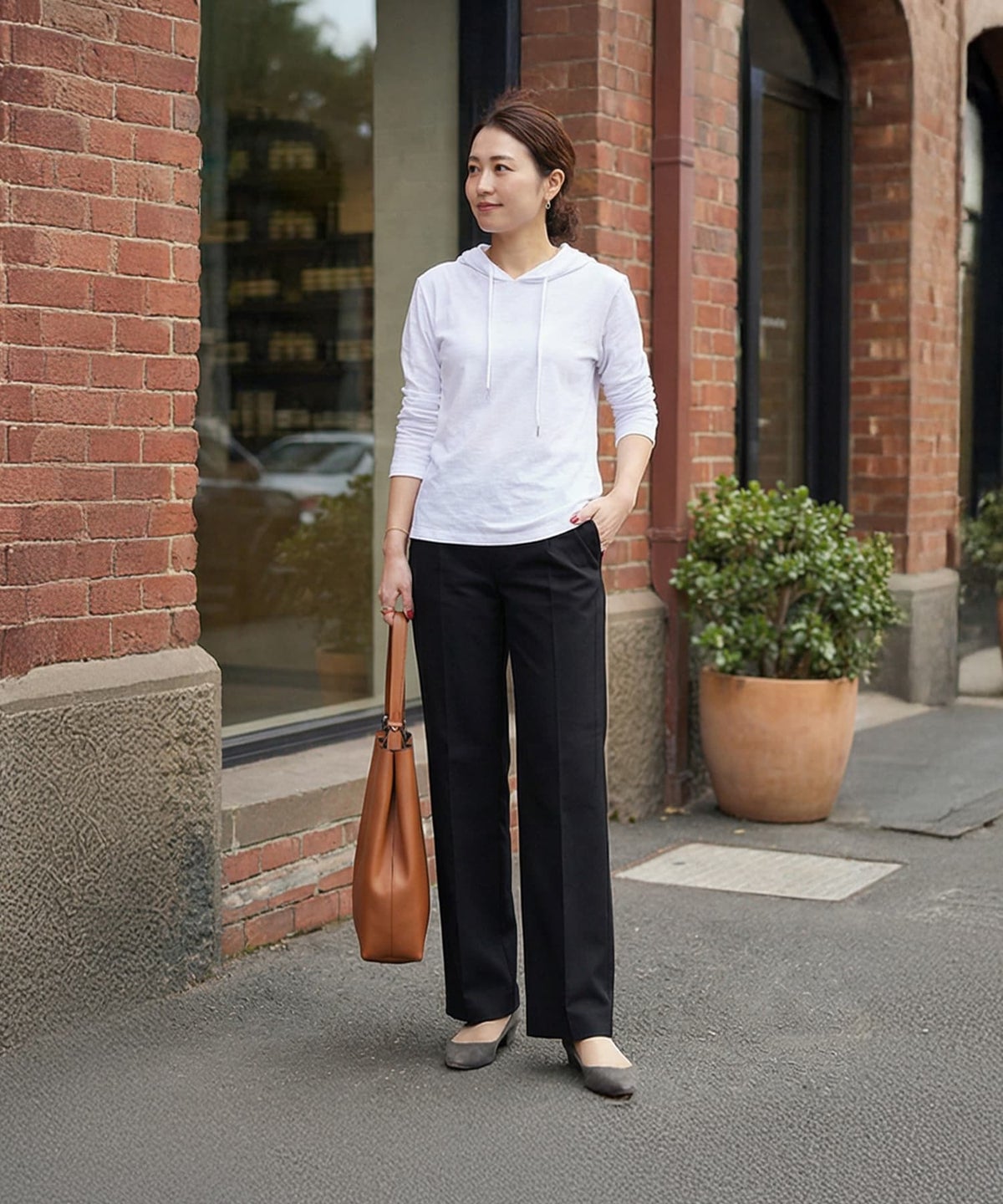 着用イメージ 163cm ブラック Sサイズ