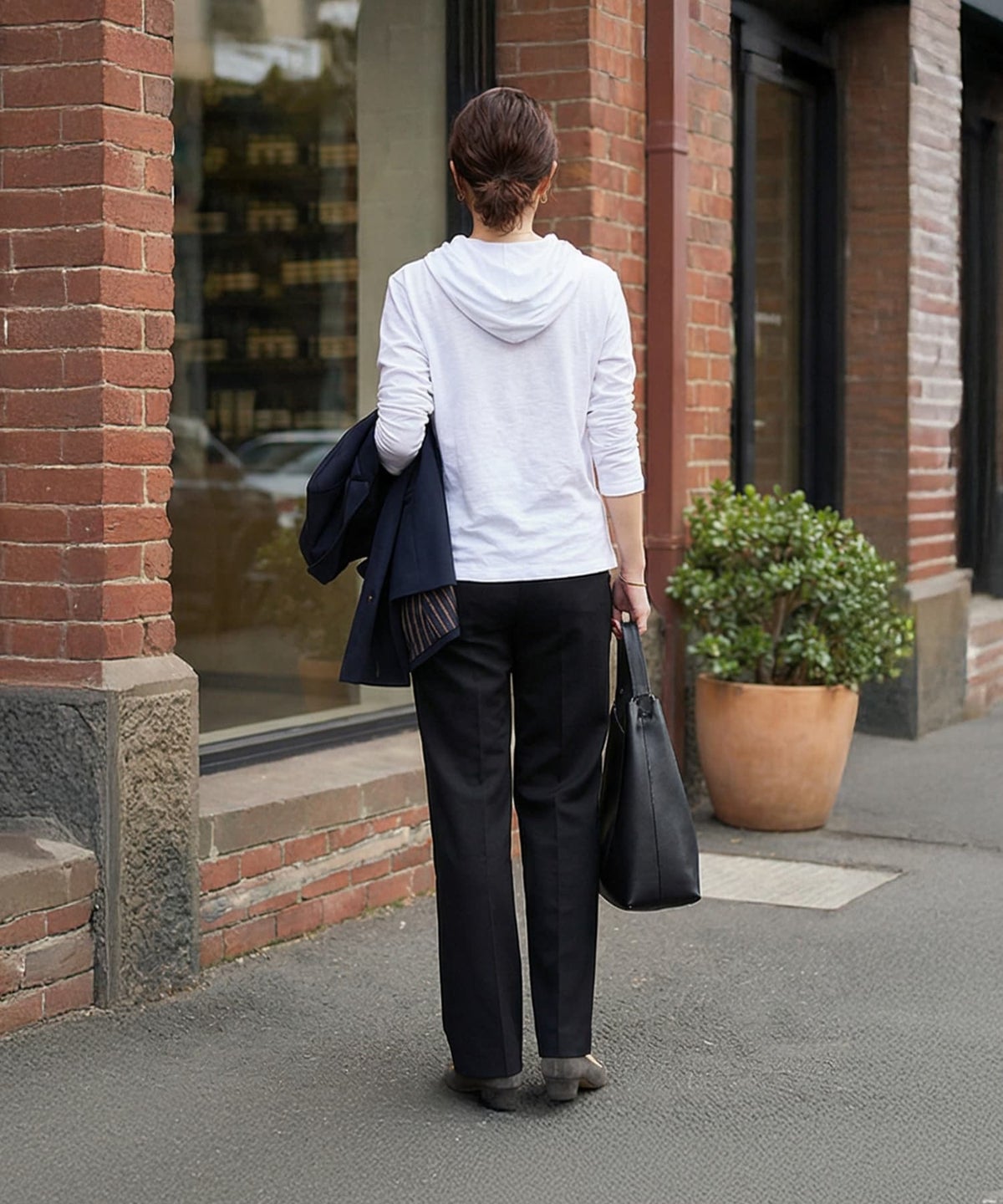 着用イメージ 163cm ブラック Sサイズ