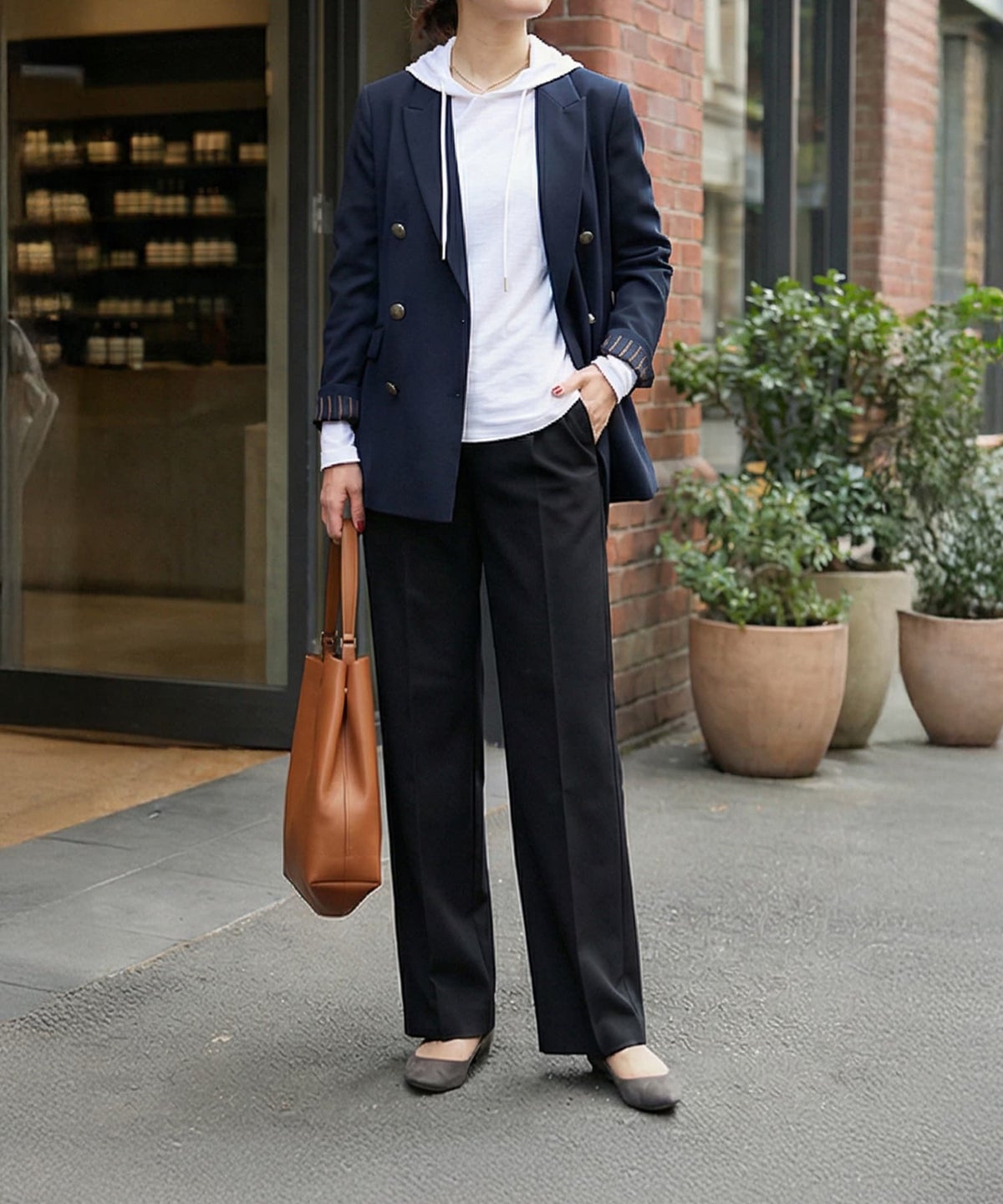 着用イメージ 163cm ブラック Sサイズ