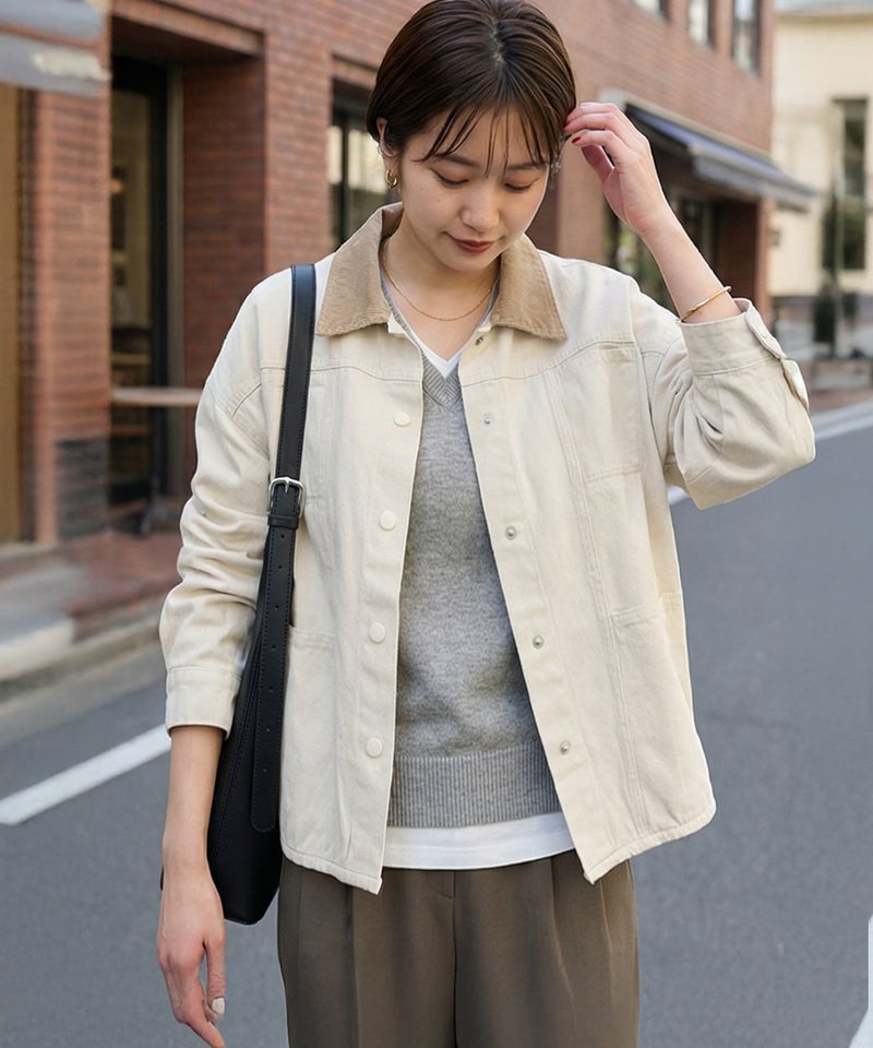 フィールドコート風ブルゾン | おしゃれな大人レディースファッション 