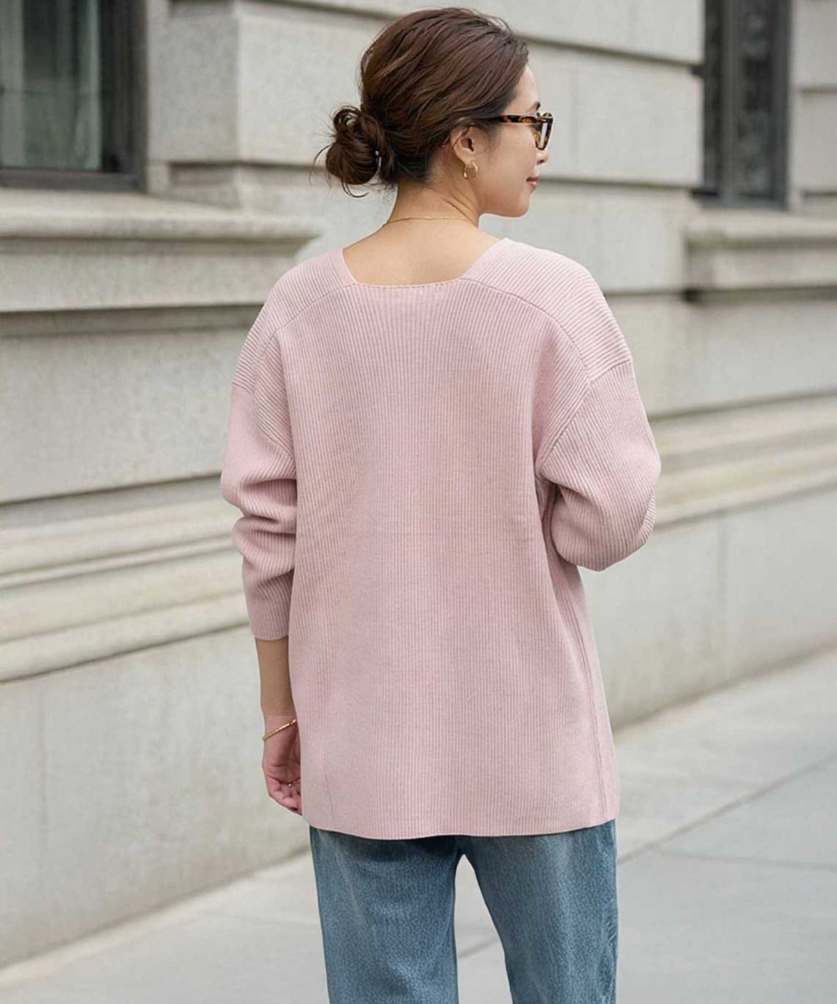 着用イメージ 163cm ピンク